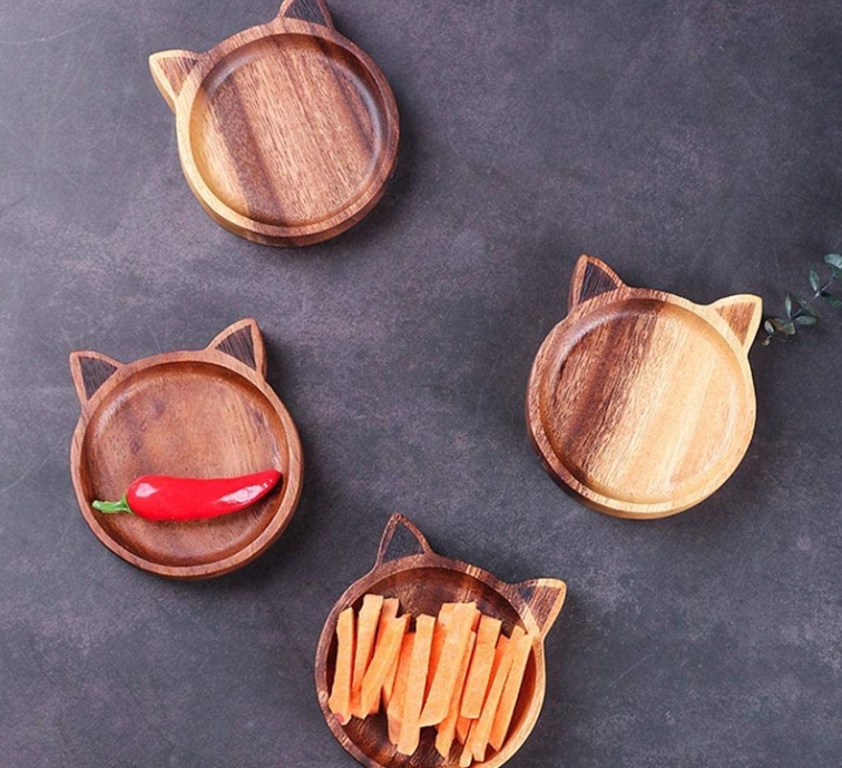 Creative Wooden Snack Plate