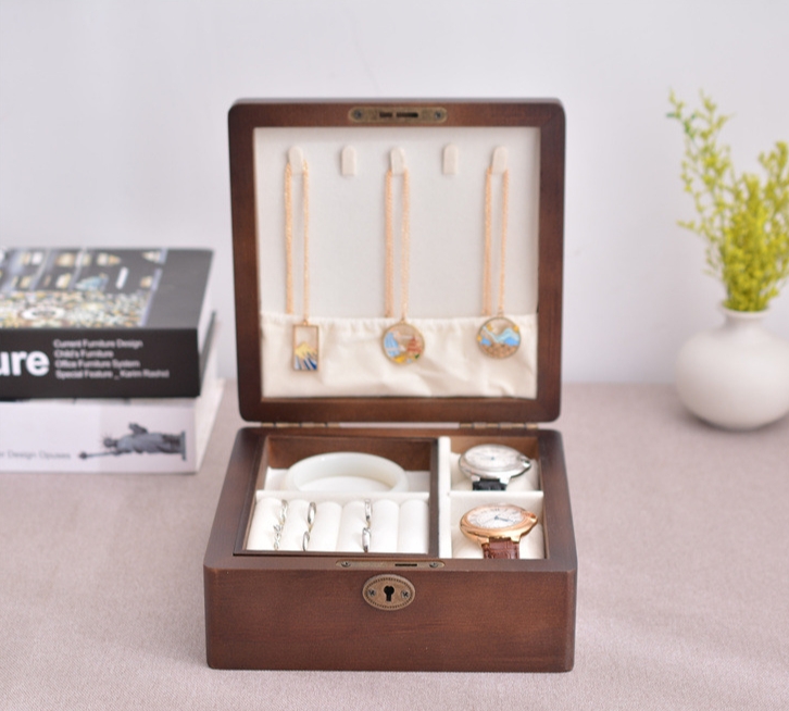 Chinese Wooden Jewelry Organizer