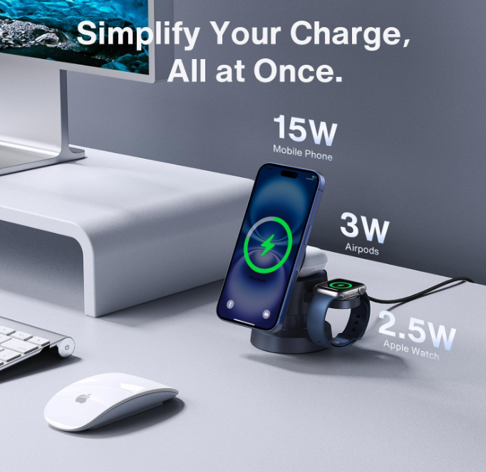 Wireless Charging Station Cube