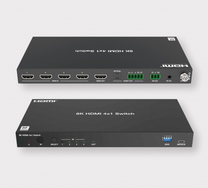 HDBaseT Splitter,8K HDMI 4×1 Switch