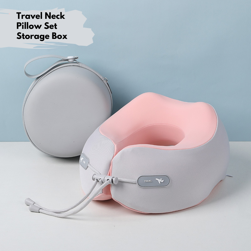 Travel Neck Pillow Set Storage Box