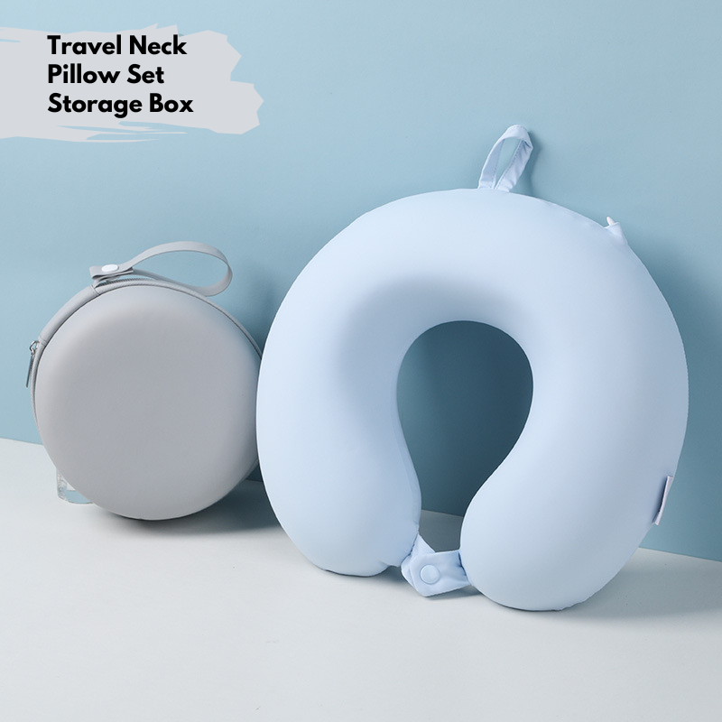 Travel Neck Pillow Set Storage Box