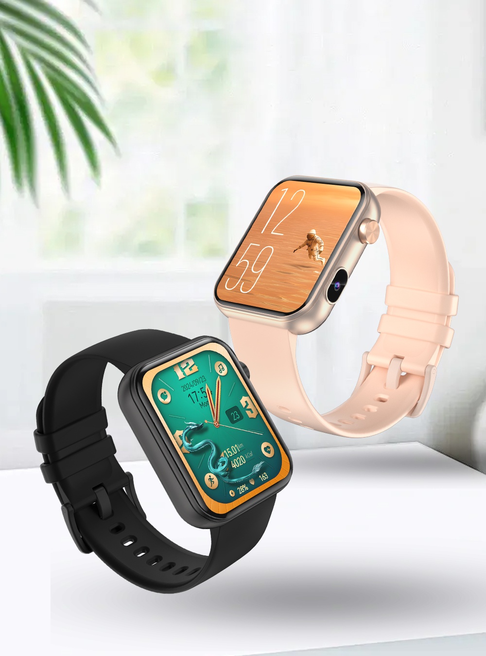 Bluetooth Smart Watch w/Camera Waterproof for Android Samsung iPhone
