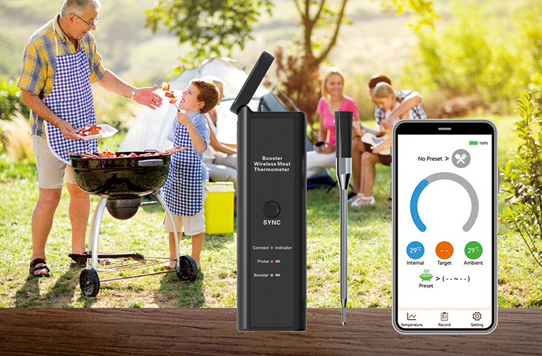 Meat Thermometer Digital - Instant Read Food Thermometer for Cooking Grilling Air Fryer Griddle Probe Kitchen Gadgets Essentials BBQ Accessories Grill