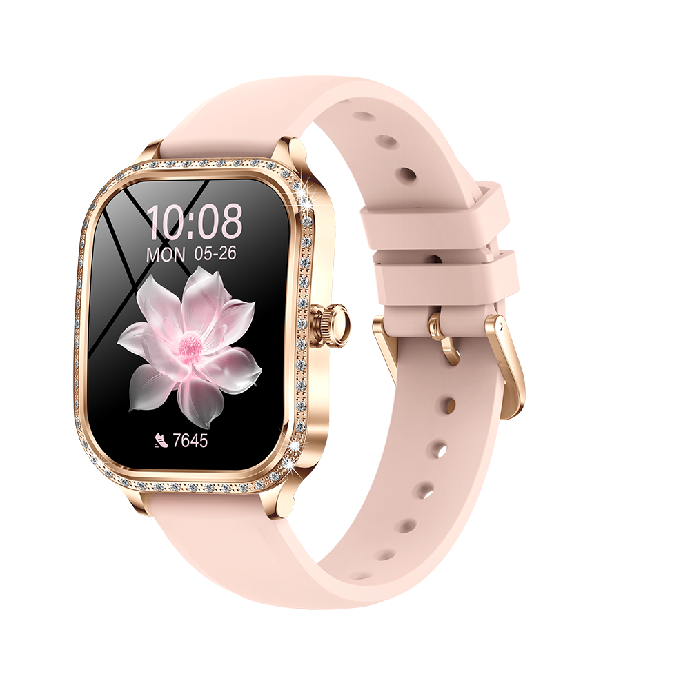 Smart Watch, IP68 Waterproof Watch, Bluetooth Silicone Strip Watch