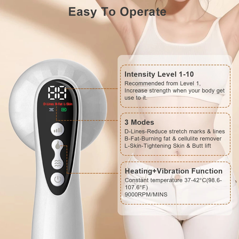 Body Shaping Machine, Cordless Handheld Massager Portable Multifunctional Machine – for Belly, Waist, Arms, Leg, Butt, Home Tool for Women