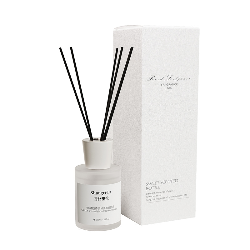 120ml Flameless Reed Diffuser, Home and Hotel Air Freshener with Long-lasting Scent, Bedroom Fragrance Decoration, Odor Eliminator