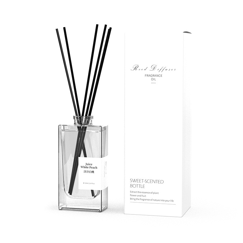 Factory direct sales of 150ml aroma diffuser, suitable for hotels and households. With rattan sticks, it can freshen the indoor air, remove odors and smells. Wholesale available.