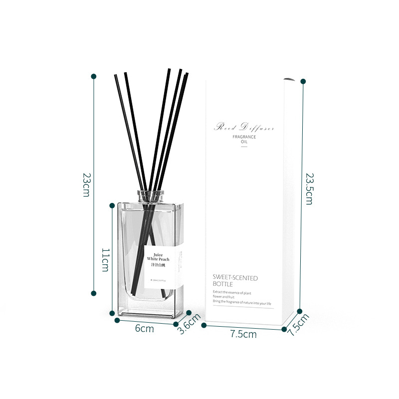 Factory direct sales of 150ml aroma diffuser, suitable for hotels and households. With rattan sticks, it can freshen the indoor air, remove odors and smells. Wholesale available.