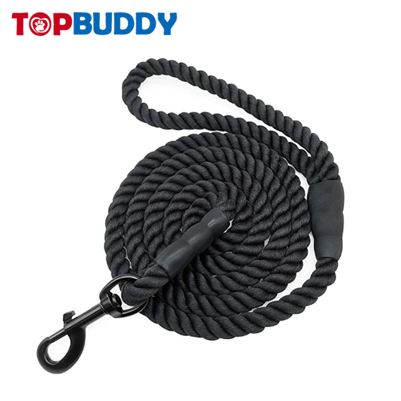Amazon colored cotton rope, twisted rope in a hemp pattern, multi-colored mixed traction rope made of cotton, thick rope for Labrador dogs