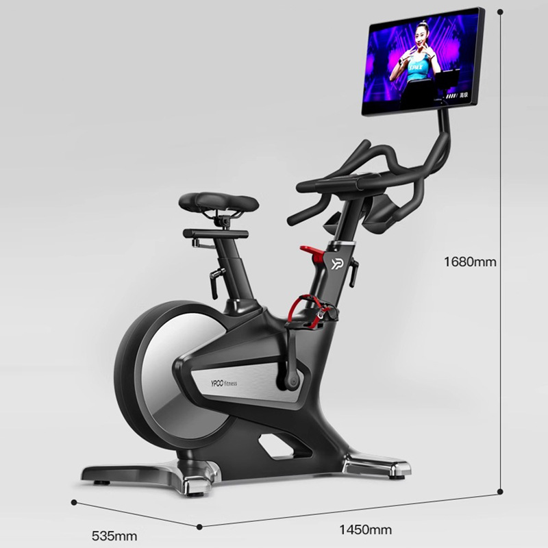 Indoor cycling bike for home use, suitable for both men and women. It's a smart and silent fitness pedal bicycle, an indoor weight loss and aerobic training equipment.