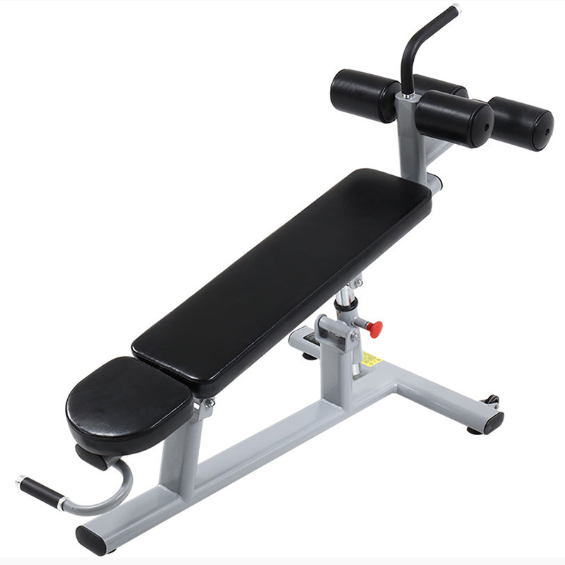 Incline Ab Bench Sit - up Assistant for Commercial Use, Adjustable Strength Training Equipment for Gyms, Fitness Chair