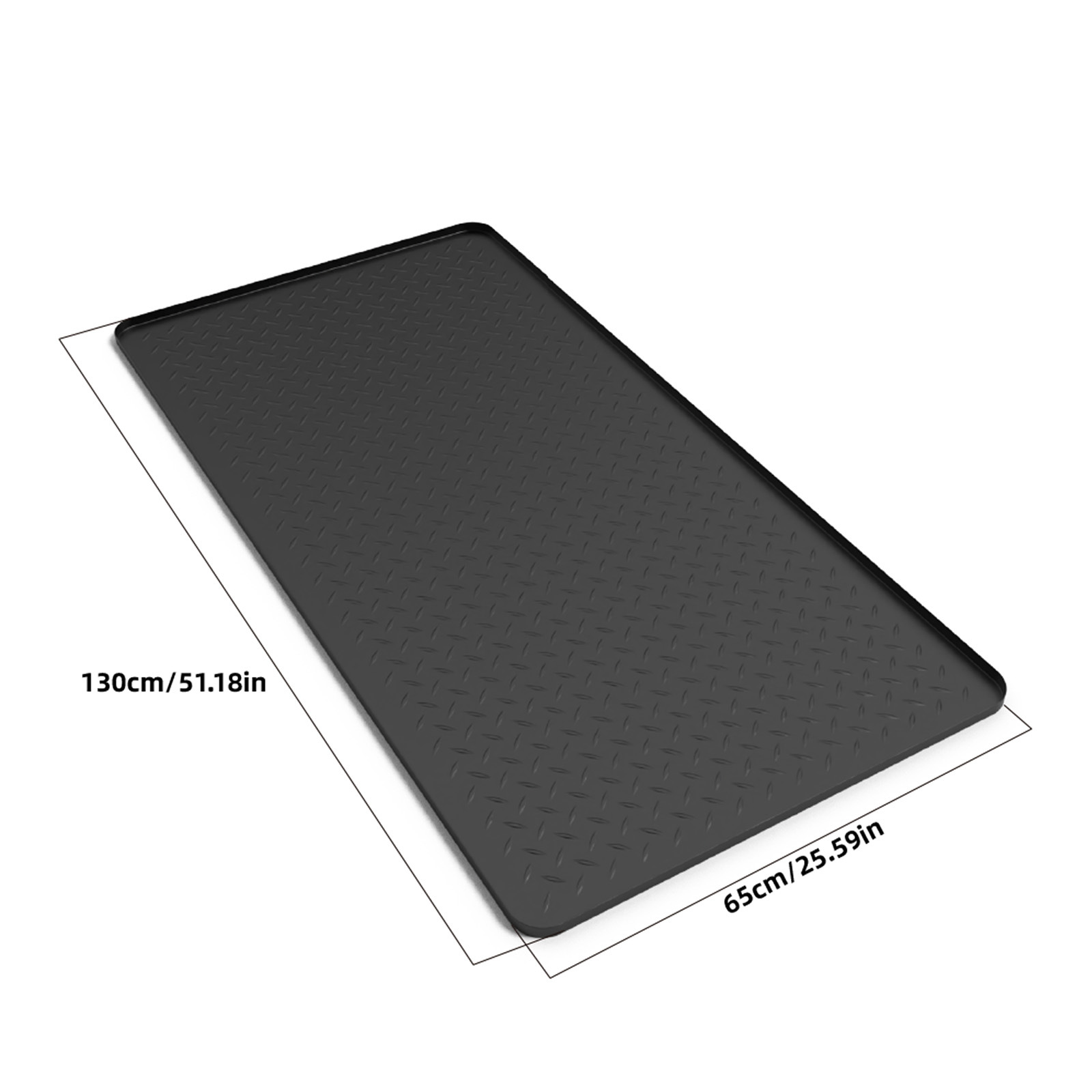 Spot goods dog and cat pet placemats are easy to clean, non-slip, splash-proof, and the 130X65 cat litter mat is wear-resistant and scratch-resistant. It is a silicone pet mat.