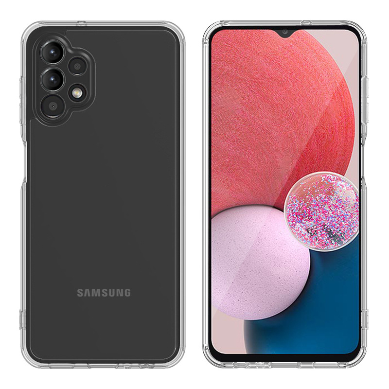 Suitable for Samsung S25FE anti - drop protective case, TPU + PC two - in - one acrylic mobile phone case for S23FE with anti - fingerprint function