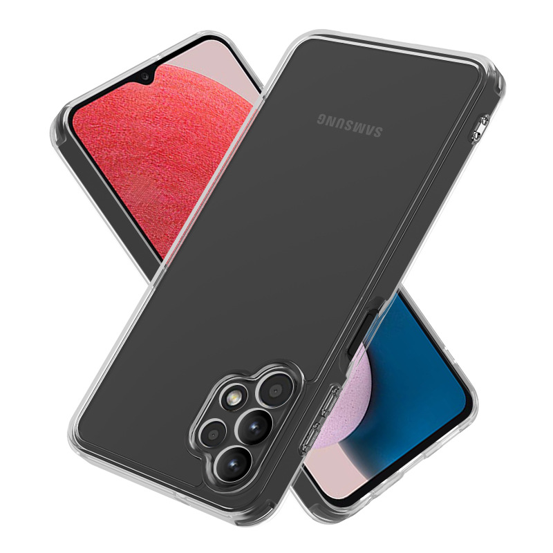 Suitable for Samsung S25FE anti - drop protective case, TPU + PC two - in - one acrylic mobile phone case for S23FE with anti - fingerprint function