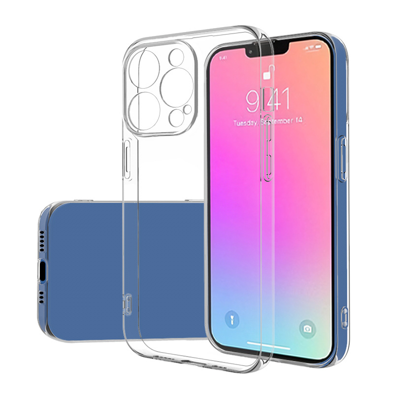 Transparent iPhone 17 phone case, suitable for Apple 16e protective cover, TPU high - transparency soft case, max, for Amazon cross - border X