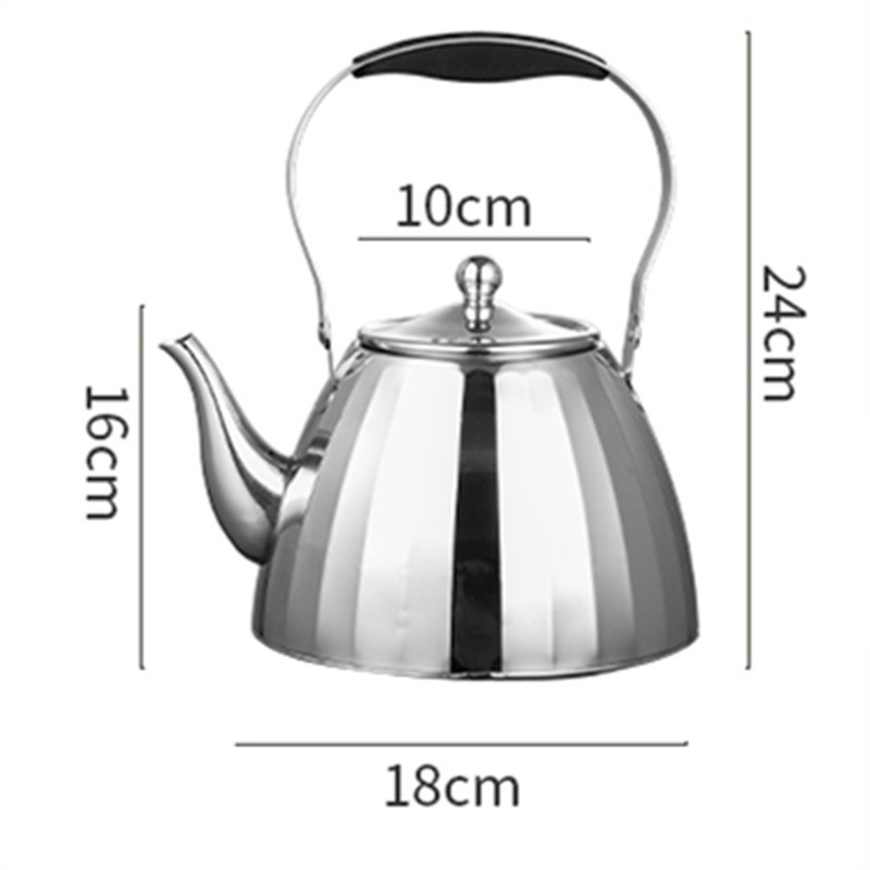 Stainless Steel Star Flash Kettle, a universal multifunctional boiling water kettle suitable for induction cookers and open flame stoves, with a filter