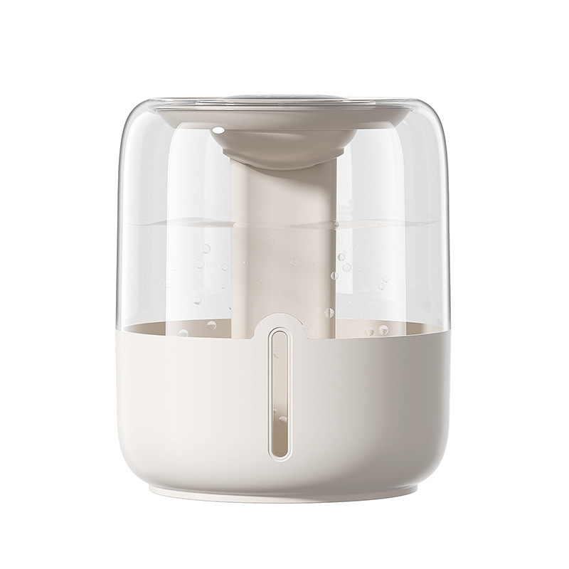 New 6.8L large-capacity humidifier with USB dual-spray, suitable for home, dormitory, office, bedroom, and desktop use, with a night light