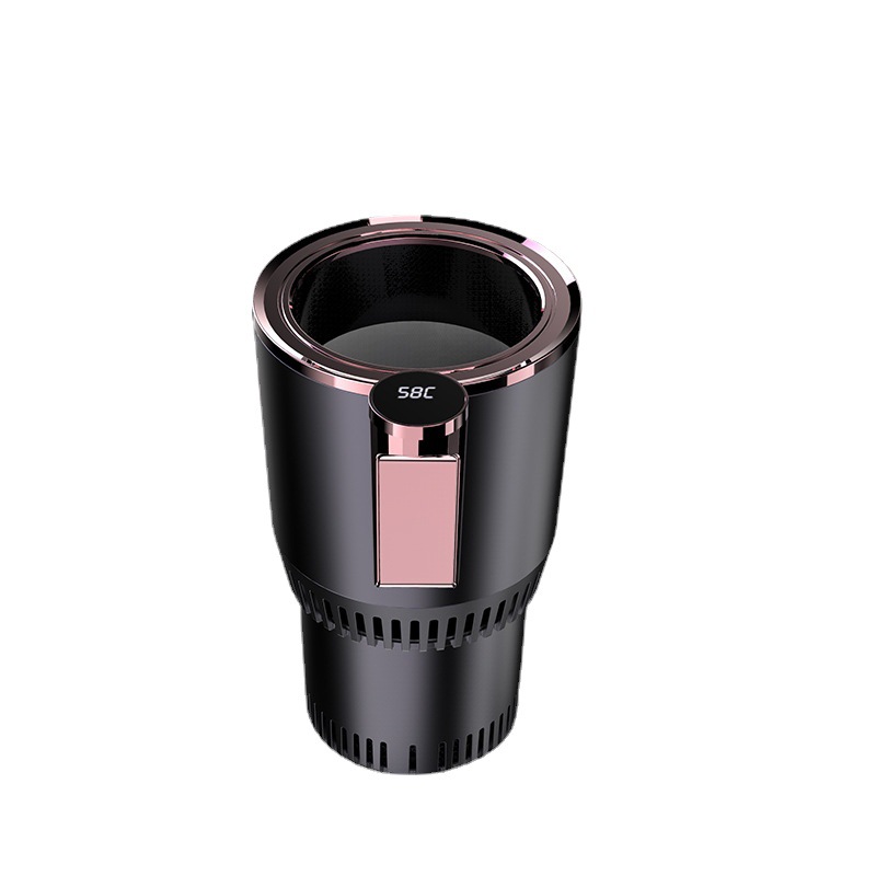 Cross - border popular car - mounted hot and cold cup, car cup holder, rapid heat - preservation and heating cup, car - mounted refrigerator with both heat - preservation and refrigeration functions