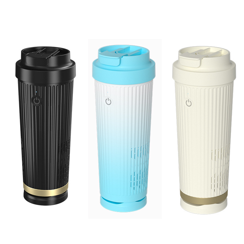 Cross - border new product, a dual - purpose car - mounted hot and cold cup that can quickly cool and heat. It's a portable intelligent hot - and - cold cup for direct drinking.