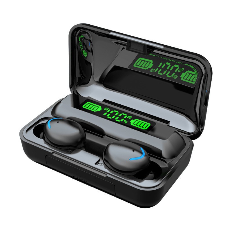 Cross - border new model F9 - 5C single - display battery digital power display touch wireless 5.3 Bluetooth earbuds tws factory