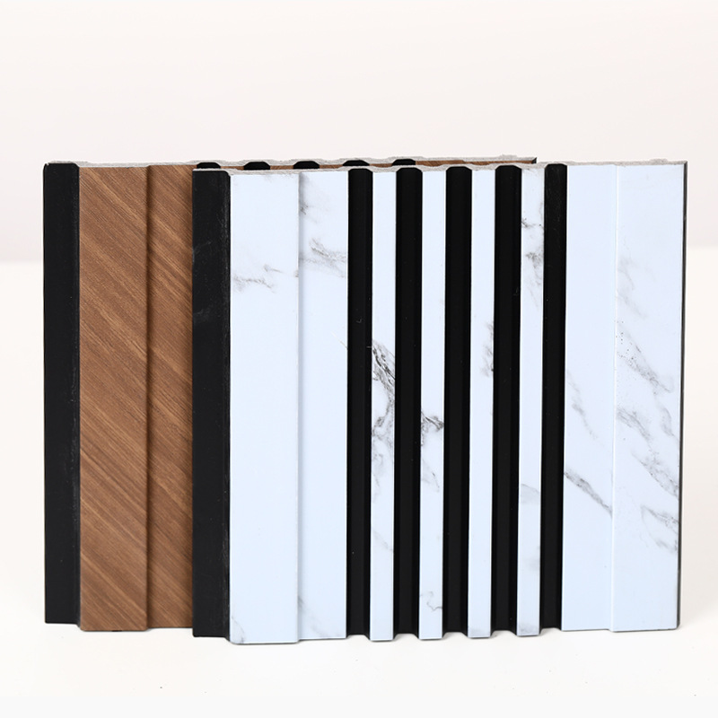 Factory customized PS grille panel for living room background wall, kitchen ceiling decorative lines, solid foamed waterproof wall panel