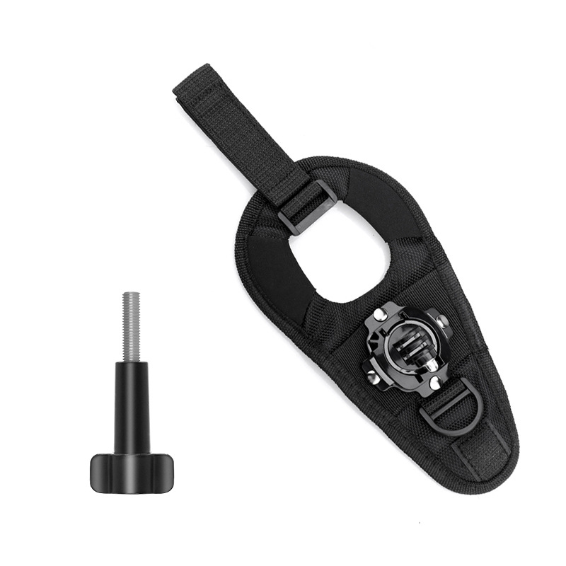 WadeLu sports camera adapter, GoPro base accessory, Insta360 rotating gimbal palm strap
