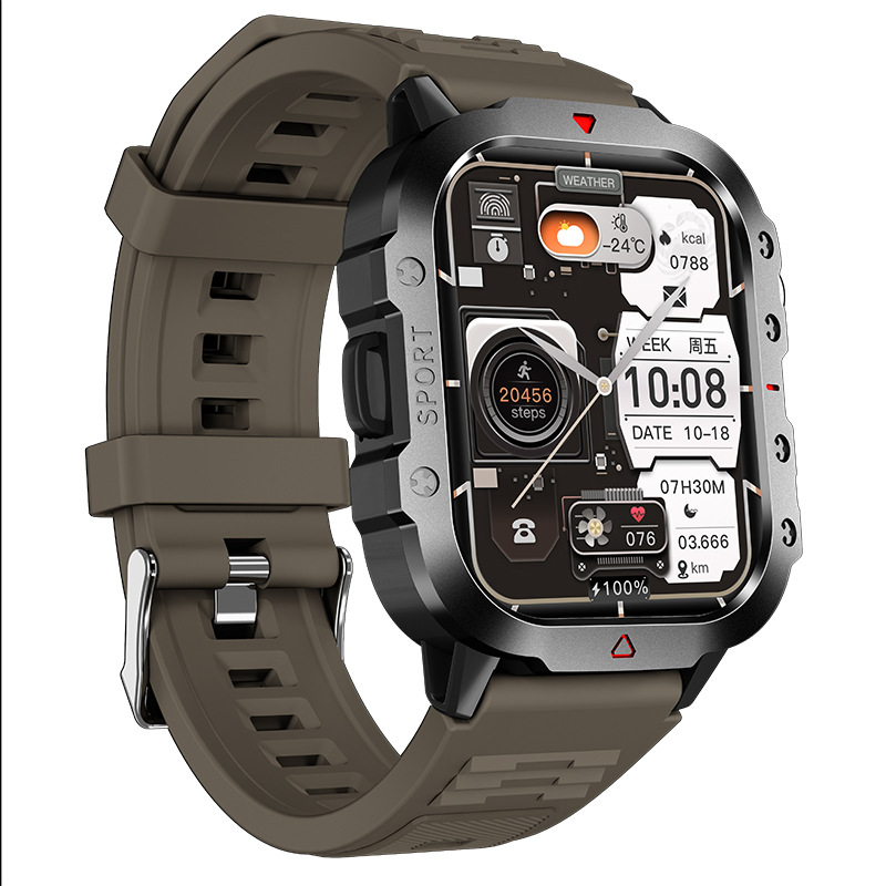 h11 Sports Wireless Charging Outdoor Flashlight Dynamic Island 2.19-inch 12-language Instruction Manual h11 Smart Watch