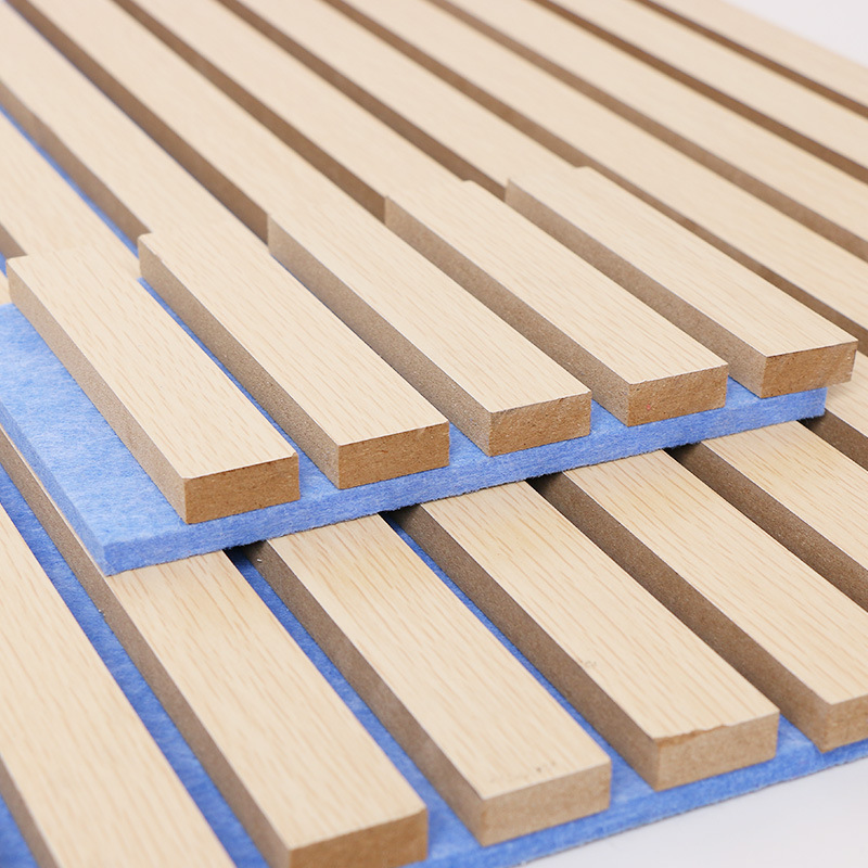 Wholesale of foreign trade grille retaining wall sound-absorbing boards by manufacturers, wooden soundproof boards, polyurethane wall soundproof and noise-reducing perforated boards
