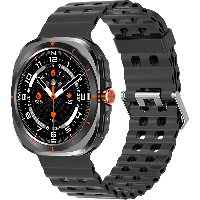 gt7ultramax Dual-strap Bluetooth Call Smartwatch with Wireless Charging, 1.52-inch Round Screen, for Sports and with Dynamic Island