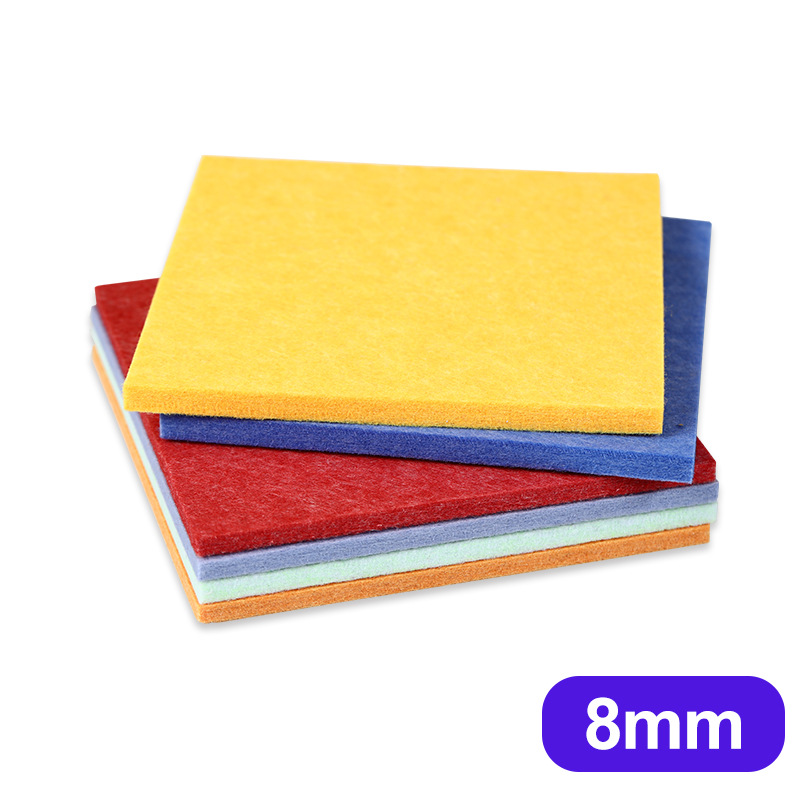 Spot polyester fiber sound - absorbing board, wall - decorating sound - insulation and noise - reducing board, felt wall - protection board for kindergarten, piano room and cinema