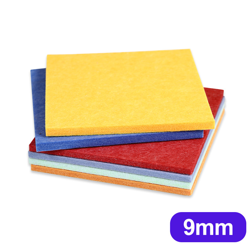 Spot polyester fiber sound - absorbing board, wall - decorating sound - insulation and noise - reducing board, felt wall - protection board for kindergarten, piano room and cinema