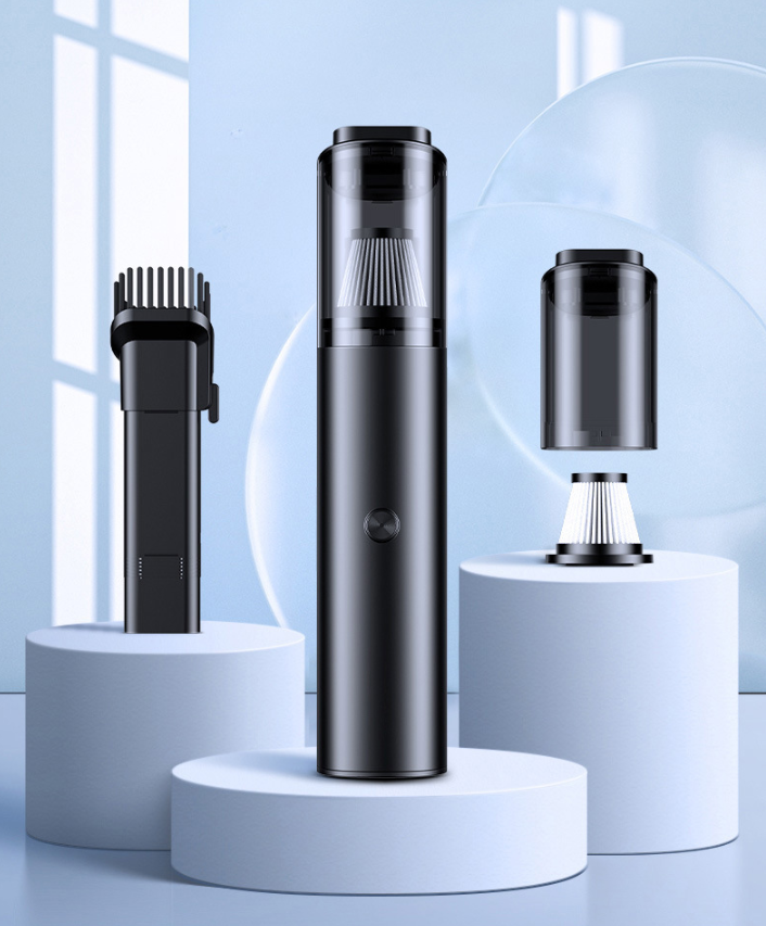 Portable Car Vacuum Cleaner – Handheld 2-in-1 Suction & Blower, Rechargeable Mini Dust Cleaner