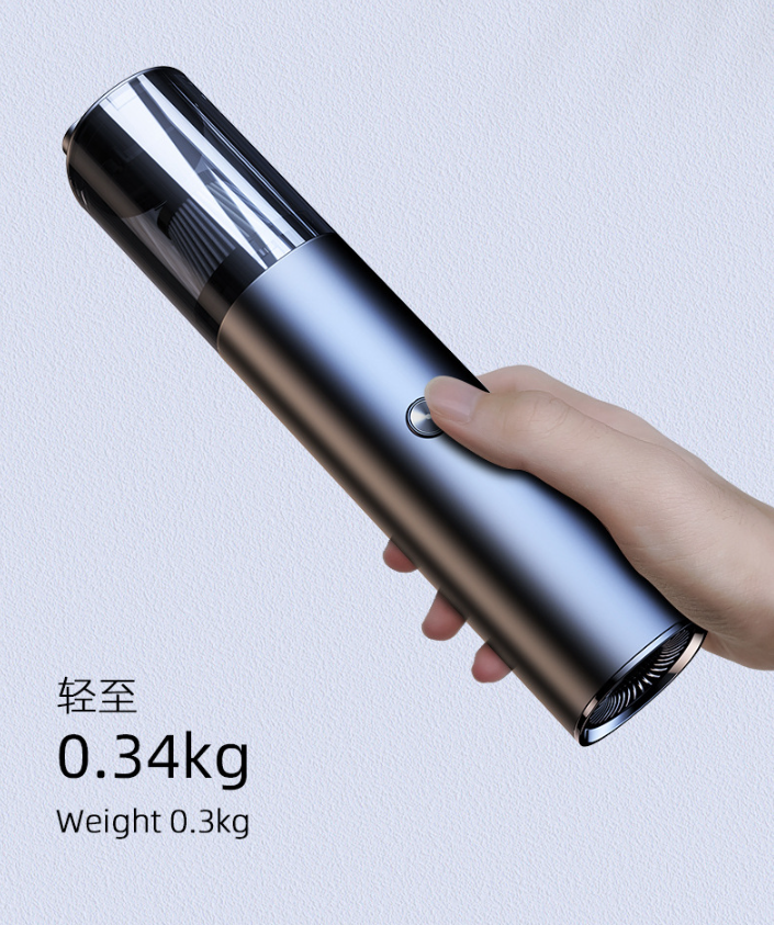 Portable Car Vacuum Cleaner – Handheld 2-in-1 Suction & Blower, Rechargeable Mini Dust Cleaner