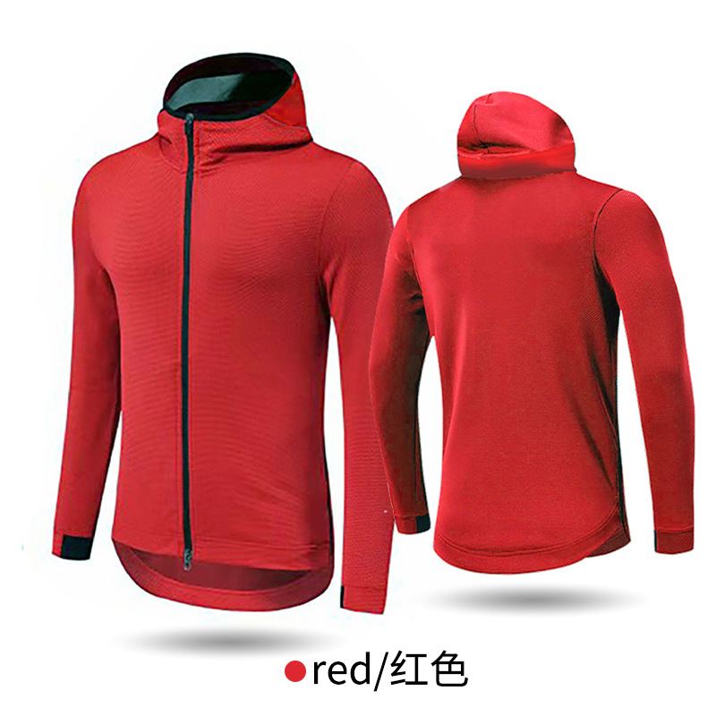 Autumn Basketball Training Hoodie Jacket – Men’s & Women’s Warm Knit Warm-Up Outerwear