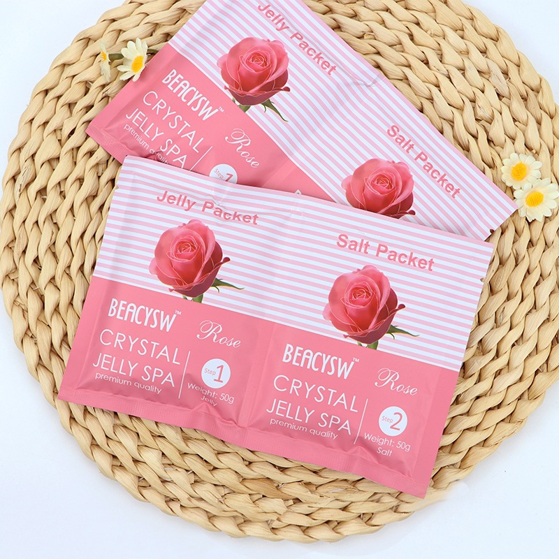 Lavender Foot Mask, Exfoliating Foot Scrub, Bath Salts, Crystal Mud Bath Salts, Foot Care