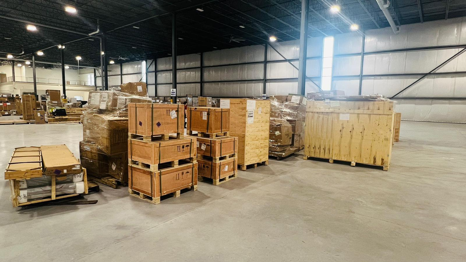 Goods arrival condition check