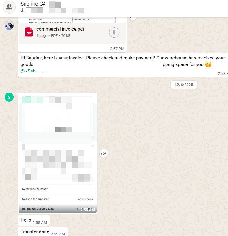 Cargo inspection and warehouse operations in China