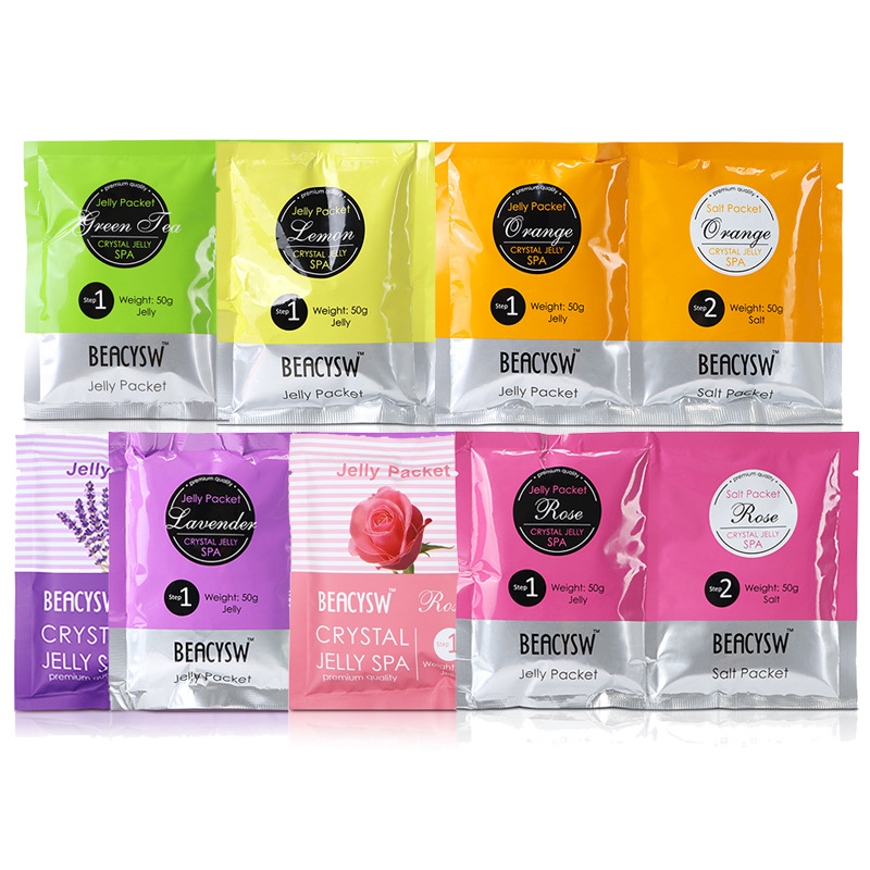 Lavender Foot Mask, Exfoliating Foot Scrub, Bath Salts, Crystal Mud Bath Salts, Foot Care